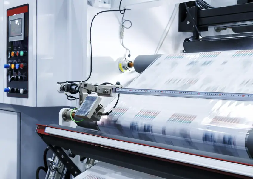 automatic label printing machine